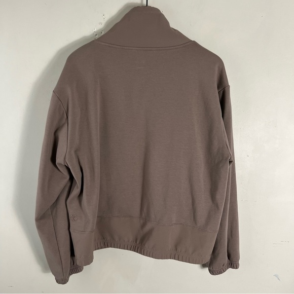 Athleta Triumph Funnel Neck Sweatshirt Womens Size Large Pullover In - Picture 3 of 16